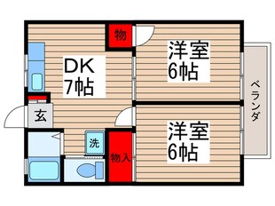 サンライズパレス２の物件間取画像